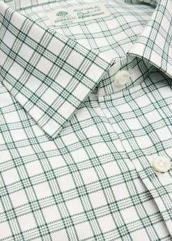 BorrelliMen's Cotton Multi-Plaid Point Collar Dress Shirt