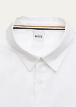 BOSSBoy's Long-Sleeve Cotton Oxford Shirt, Size 4-16