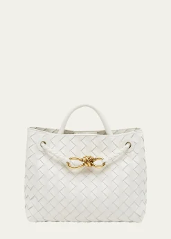 Bottega VenetaAndiamo Small Leather Top-Handle Bag