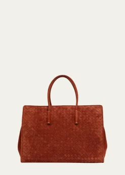 Bottega VenetaBarbara Medium Suede Tote Bag