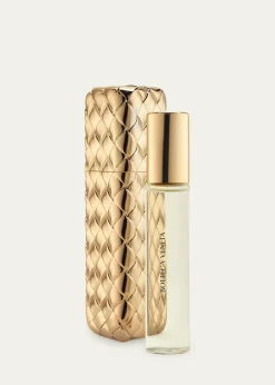 Bottega VenetaGold Intreccio Travel Atomizer