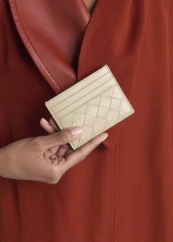 Bottega VenetaIntrecciato Leather Card Holder