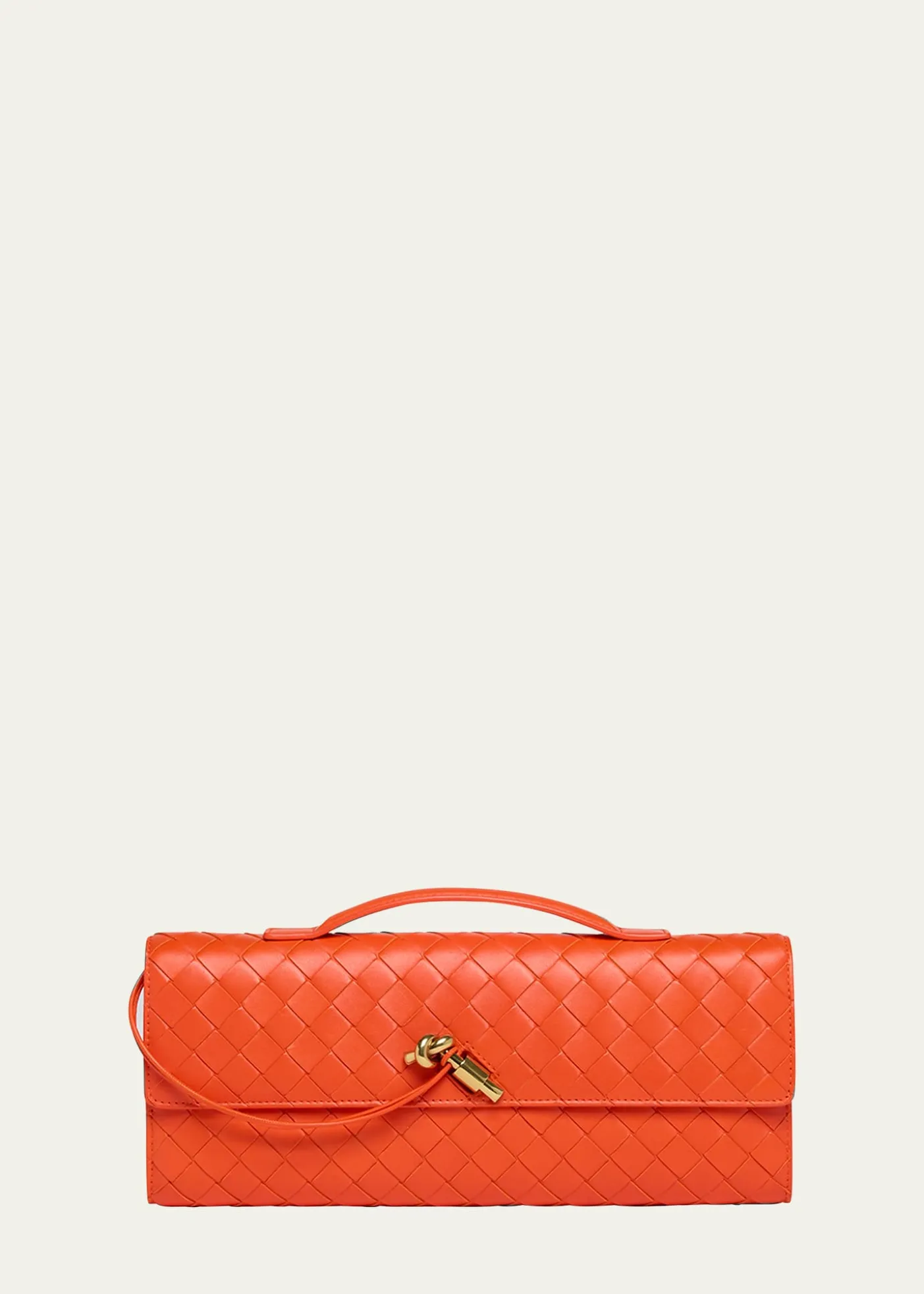 Bottega VenetaLong Andiamo Clutch Bag with Handle