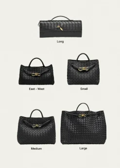 Bottega VenetaLong Andiamo Clutch Bag with Handle