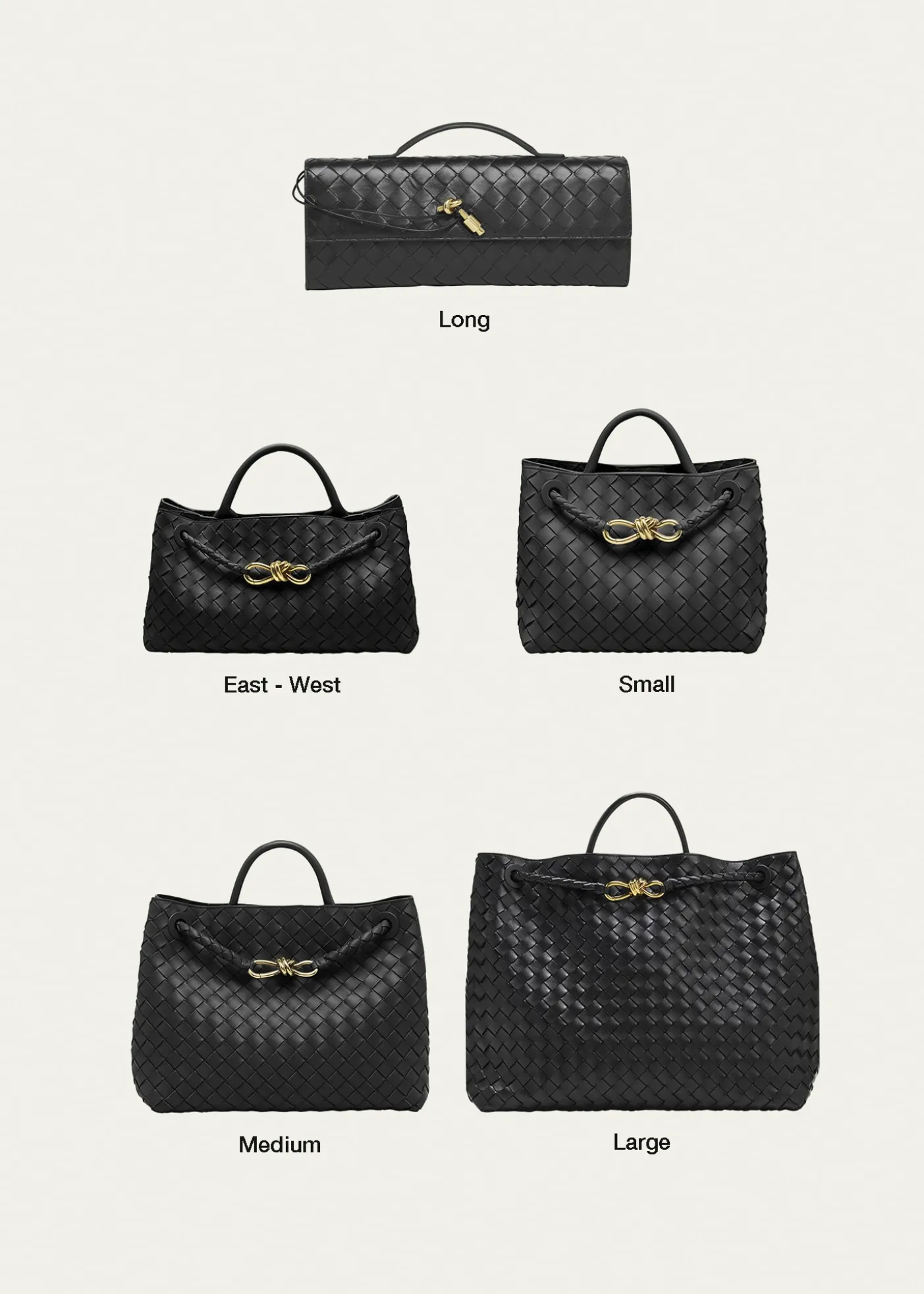 Bottega VenetaLong Andiamo Clutch Bag with Handle