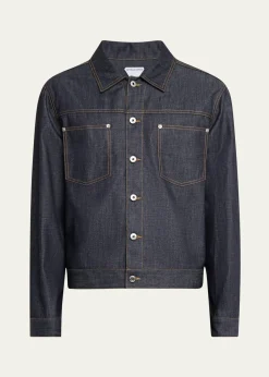Bottega VenetaMen's Indigo Denim Jacket