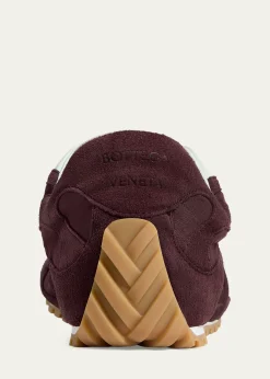 Bottega VenetaMen's Orbit Flash Suede & Nylon Low-Top Sneakers
