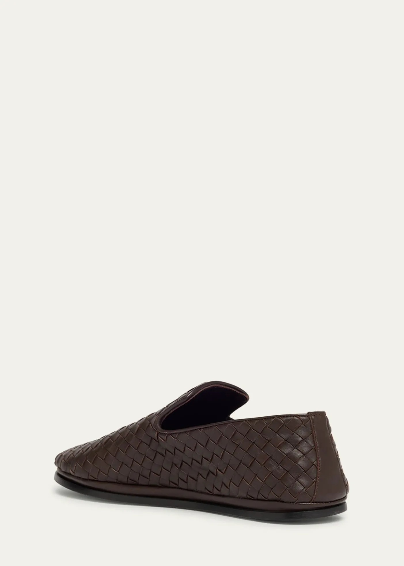 Bottega VenetaMen's Sunday Intrecciato Leather Slippers