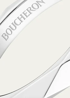 BoucheronFacette Medium Platinum Wedding Band Ring
