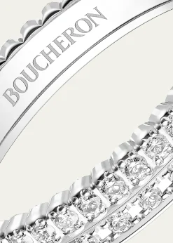 BoucheronQuatre Radiant Edition White Gold Diamond Wedding Band Ring
