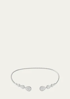 BoucheronSerpent Boheme 18K White Gold Diamond Choker Necklace