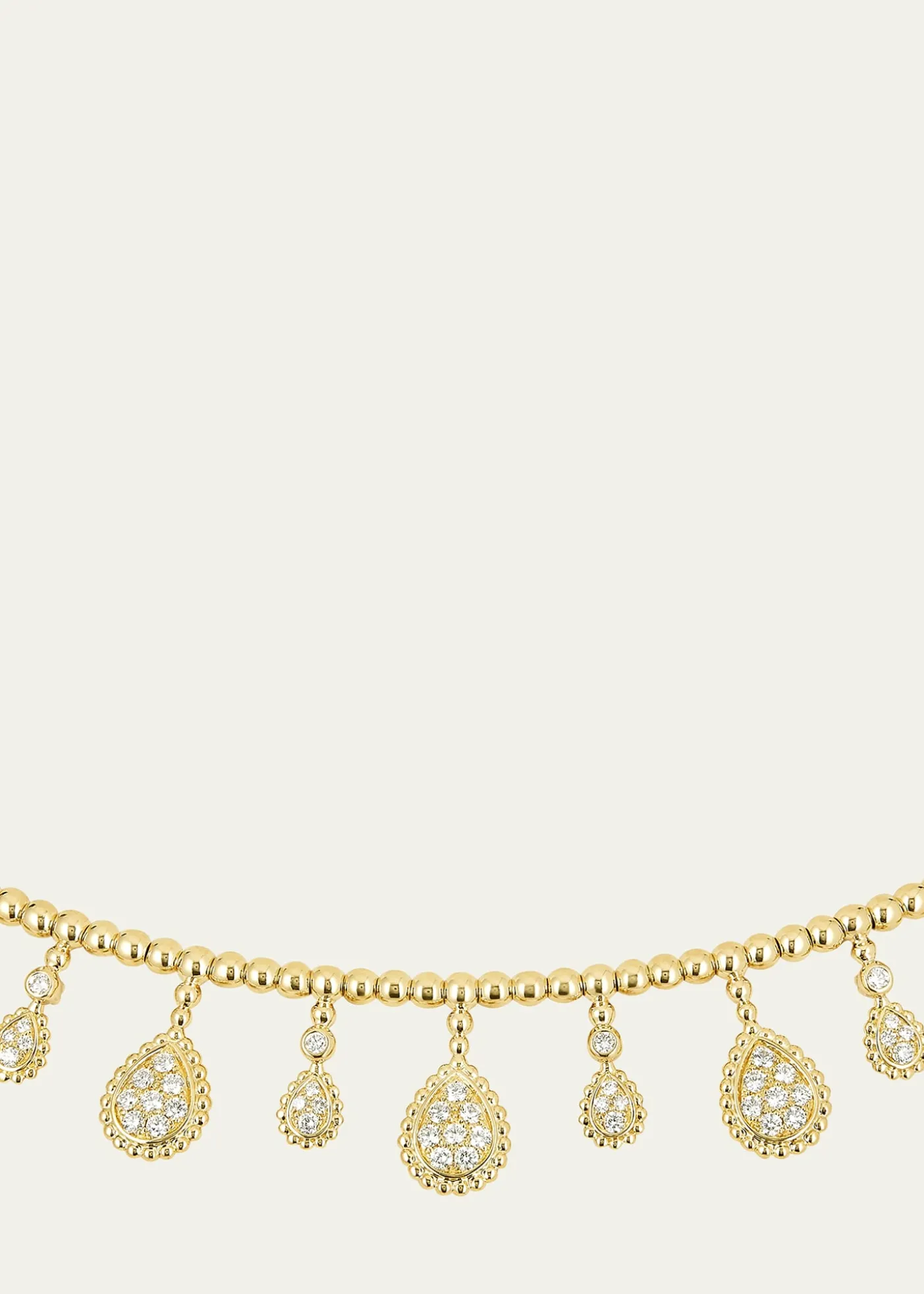 BoucheronSerpent Boheme 18K Yellow Gold 35 Motif Diamond Necklace