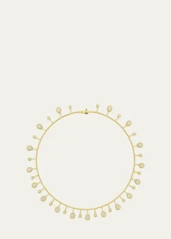 BoucheronSerpent Boheme 18K Yellow Gold 35 Motif Diamond Necklace