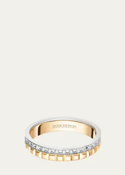 BoucheronYellow Gold and White Gold Quatre Diamond Ring