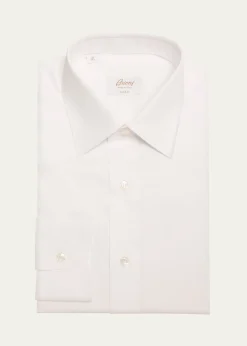 BrioniMen's Brew Giza 45 Cotton Twill Dress Shirt