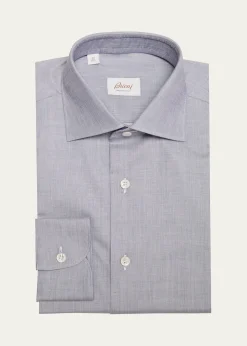 BrioniMen's Cotton Chambray Dress Shirt