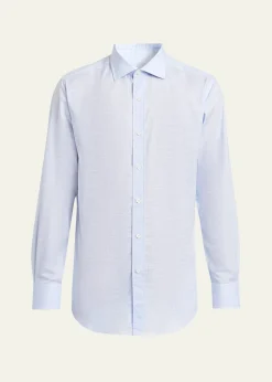 BrioniMen's Cotton Classic-Fit Sport Shirt