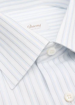 BrioniMen's Cotton Multi-Stripe Point Collar Dress Shirt