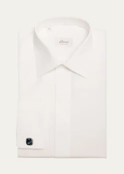 BrioniMen's Cotton Poplin French-Cuff Dress Shirt