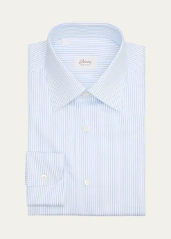 BrioniMen's Cotton Stripe Dress Shirt