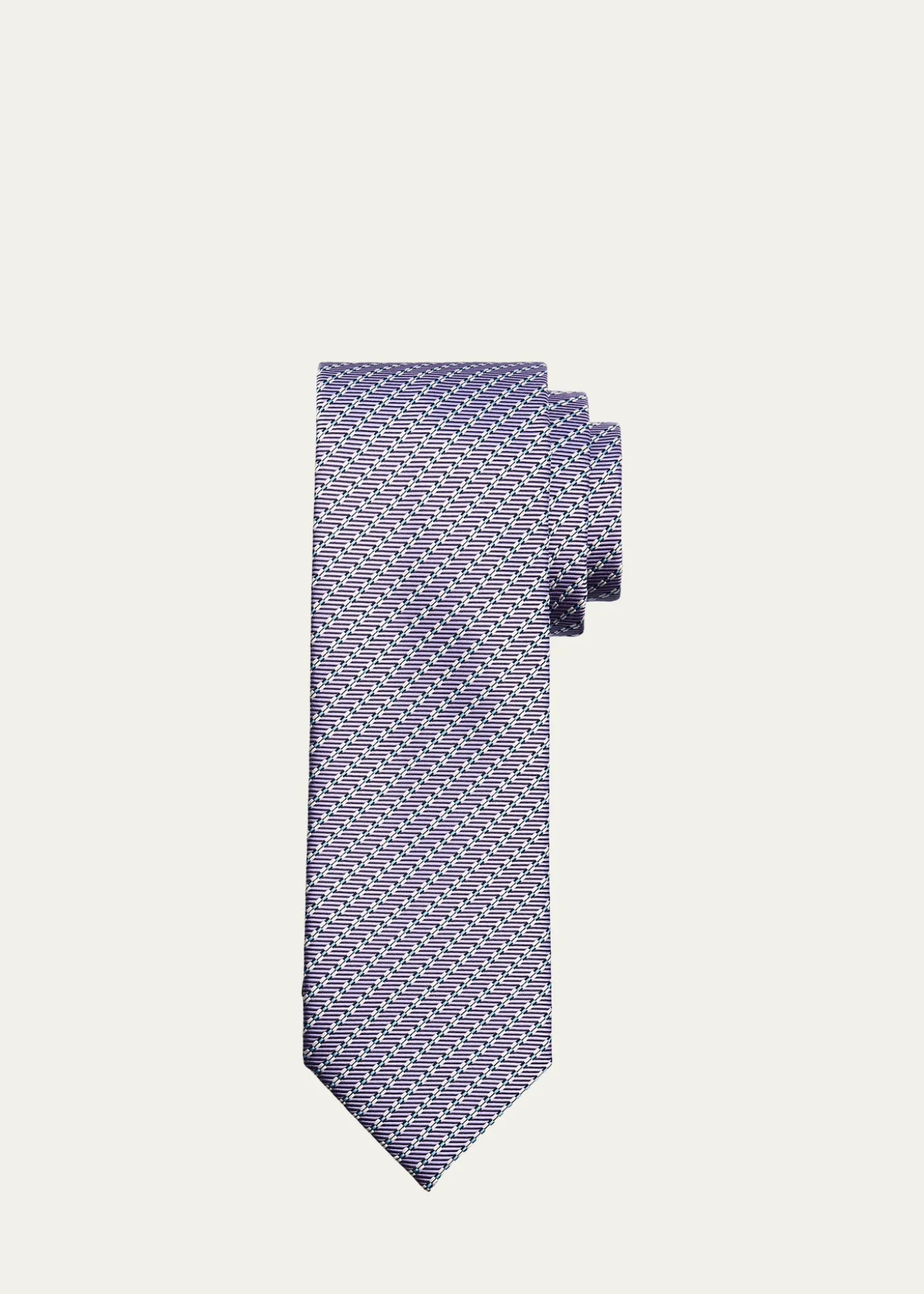 BrioniMen's Micro-Print Silk Jacquard Tie