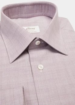 BrioniMen's Plaid-Print Dress Shirt