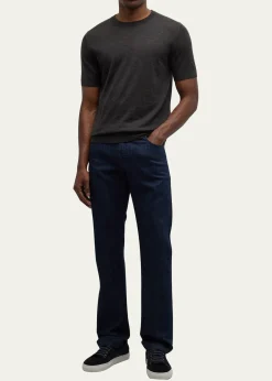 BrioniMen's Cashmere-Silk Crewneck Sweater