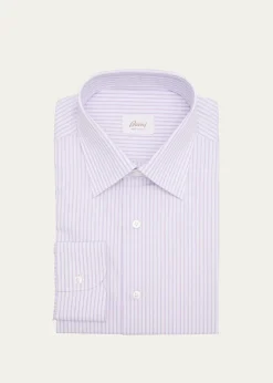 BrioniMen's Cotton Stripe Dress Shirt
