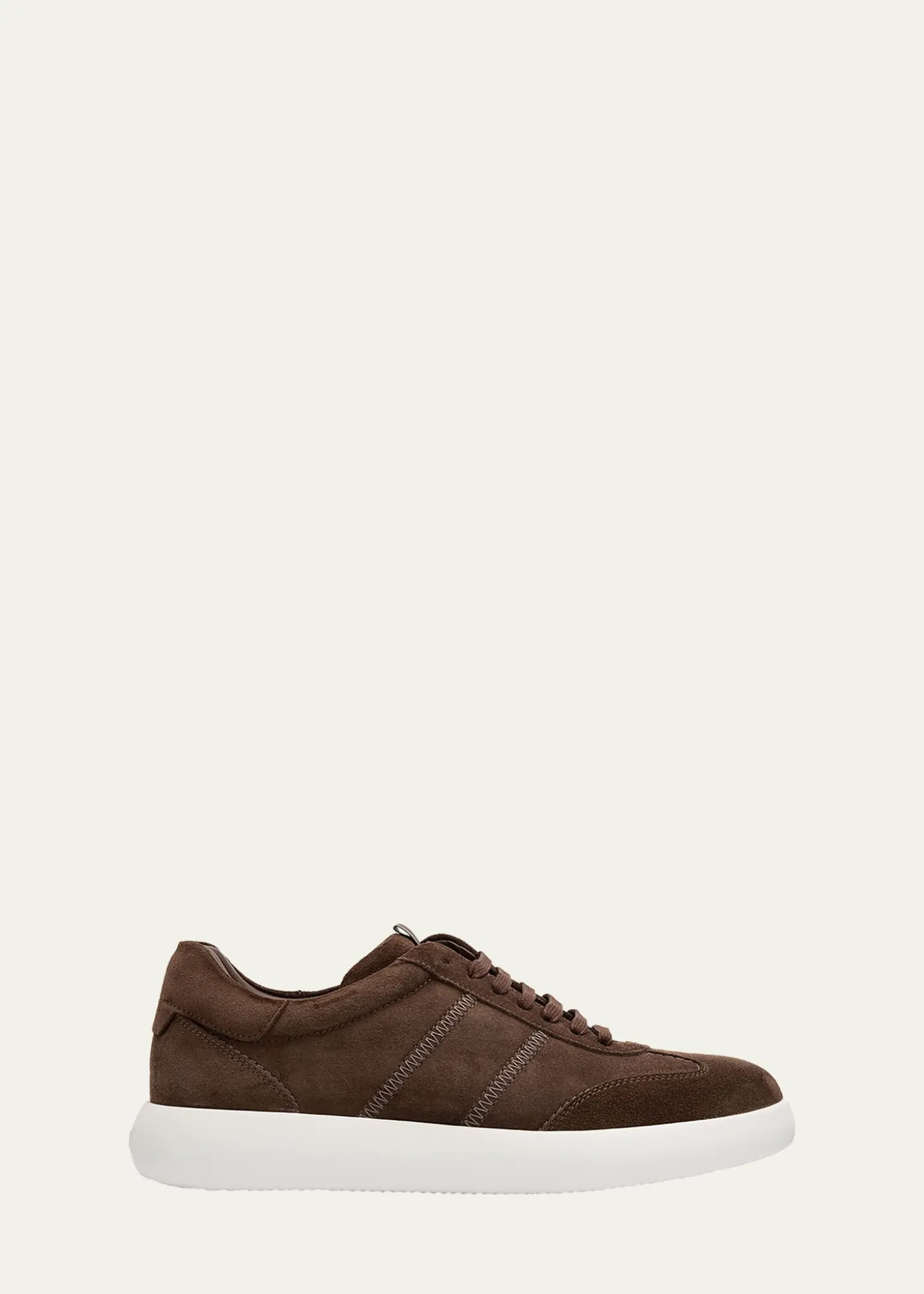 BrioniMen's New Cassette Suede Low-Top Sneakers
