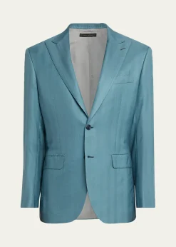 BrioniMen's Plume Cashmere Single-Breasted Blazer