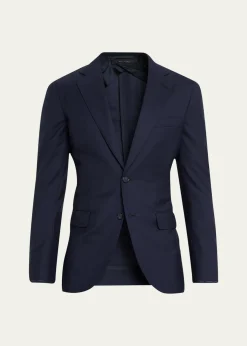 BrioniMen's Solid Wool-Silk Blazer