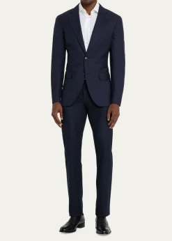 BrioniMen's Solid Wool-Silk Blazer