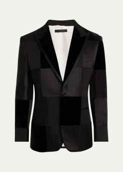 BrioniMen's Virgilio Patchwork Dinner Jacket