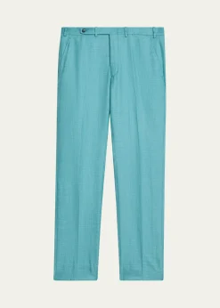 BrioniMen's WWX 80th Anniversary Lambda Flat-Front Trousers
