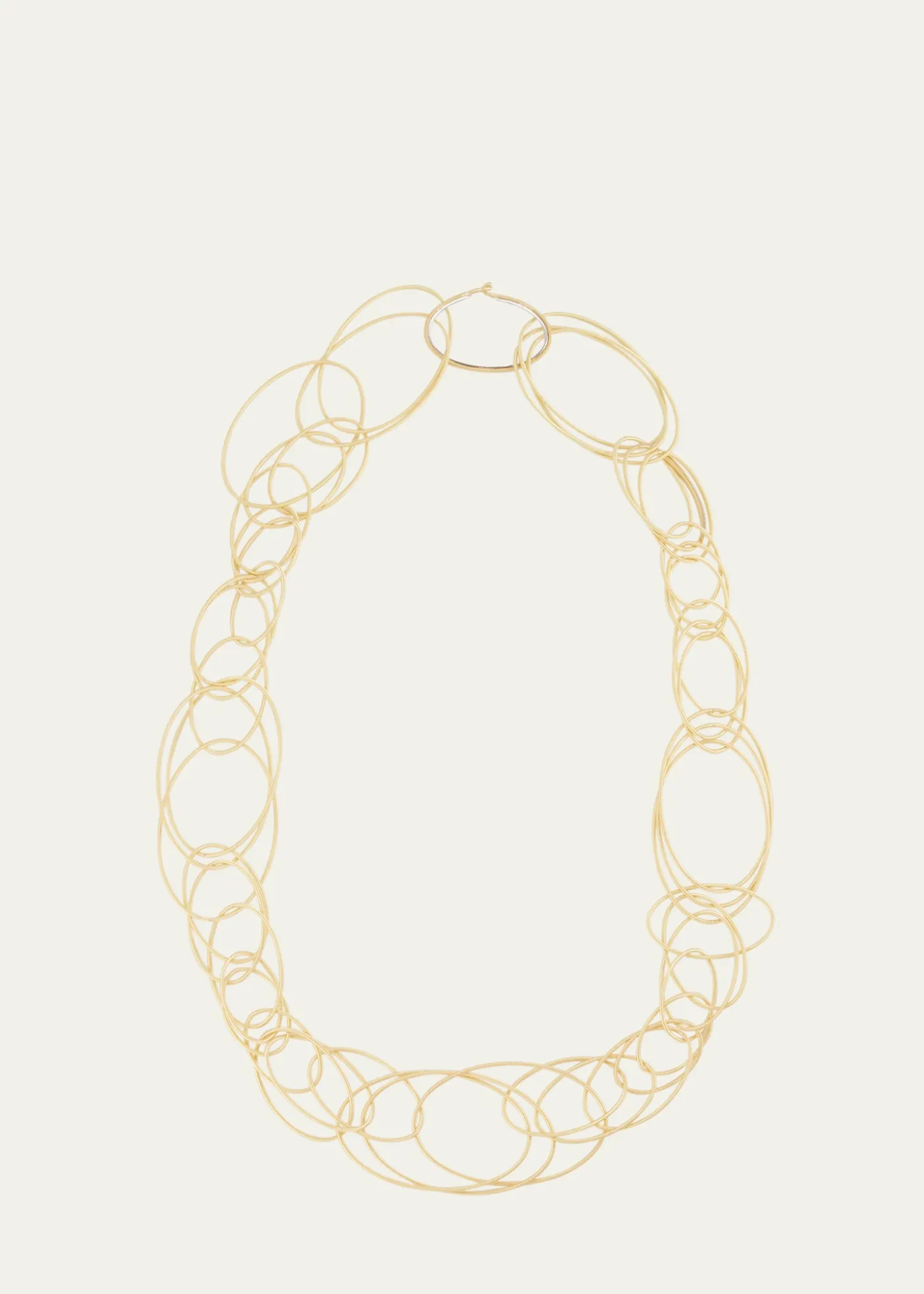 BuccellatiHawaii 18K Yellow Gold Oval Link Necklace