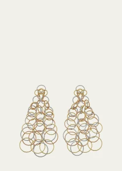 Buccellati18K Hawaii Long Pendant Earrings, 9.5cm