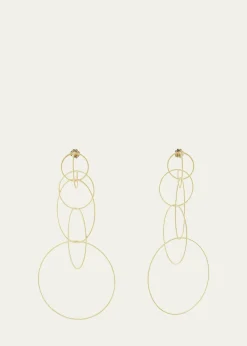 BuccellatiWaikiki 18K Yellow Gold Circle Drop Earrings