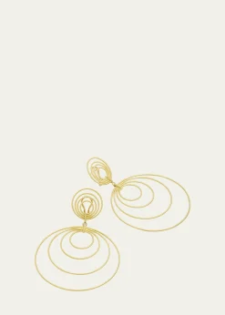 BuccellatiWaikiki 18K Yellow Gold Circle Drop Earrings