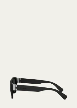 BVLGARIAluminum Geometric Sunglasses