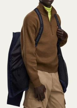 Canada GooseMen's Crofton Matte Nylon Hooded Puffer Jacket