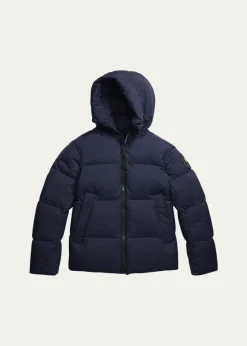 Canada GooseMen's Crofton Matte Nylon Hooded Puffer Jacket