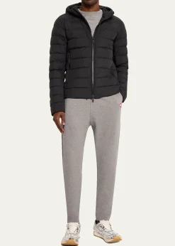 Canada GooseMen's Crofton Packable Quilted Matte Ripstop Hoodie