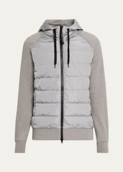 Canada GooseMen's Hybridge Huron Padded-Front Jacket