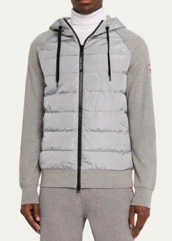 Canada GooseMen's Hybridge Huron Padded-Front Jacket