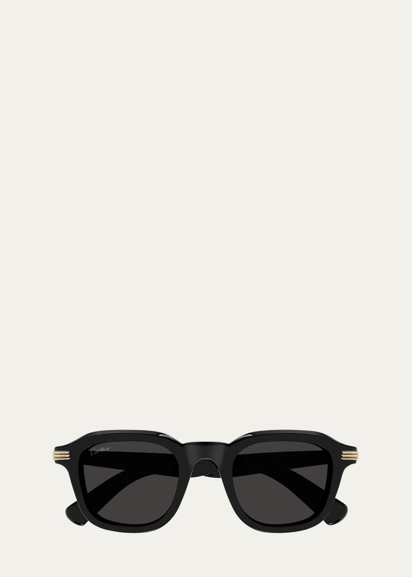CartierMen's CT0536S Acetate Rectangle Sunglasses