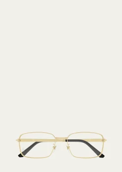 CartierMen's CT0555OA Titanium Rectangle Optical Frames