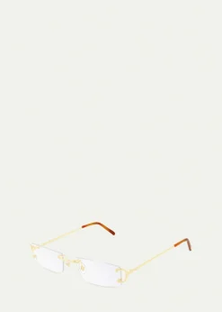 CartierMen's Metal and Nylon Optical Eyeglasses