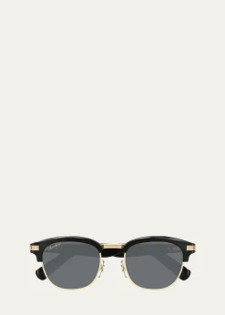 CartierMen's Round Two-Tone Sunglasses