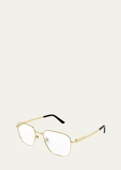 CartierMen's Titanium Aviator Optical Frames