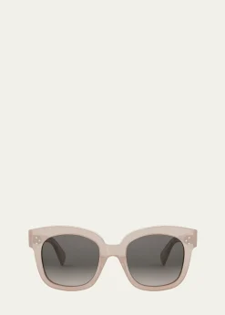Celine3 Dots Acetate Square Sunglasses